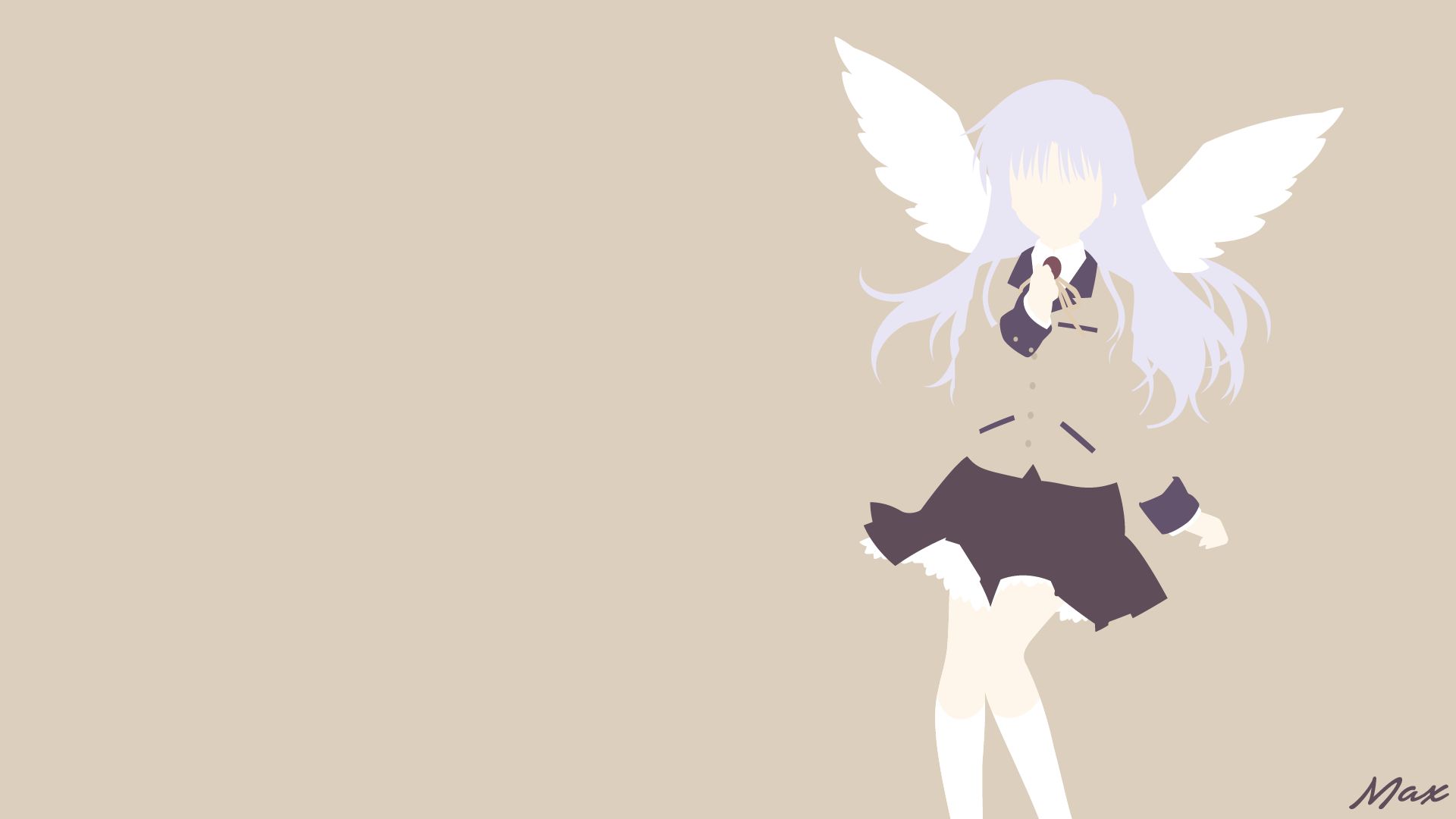 Handy-Wallpaper Animes, Angel Beats!, Kanade Tachibana kostenlos herunterladen.