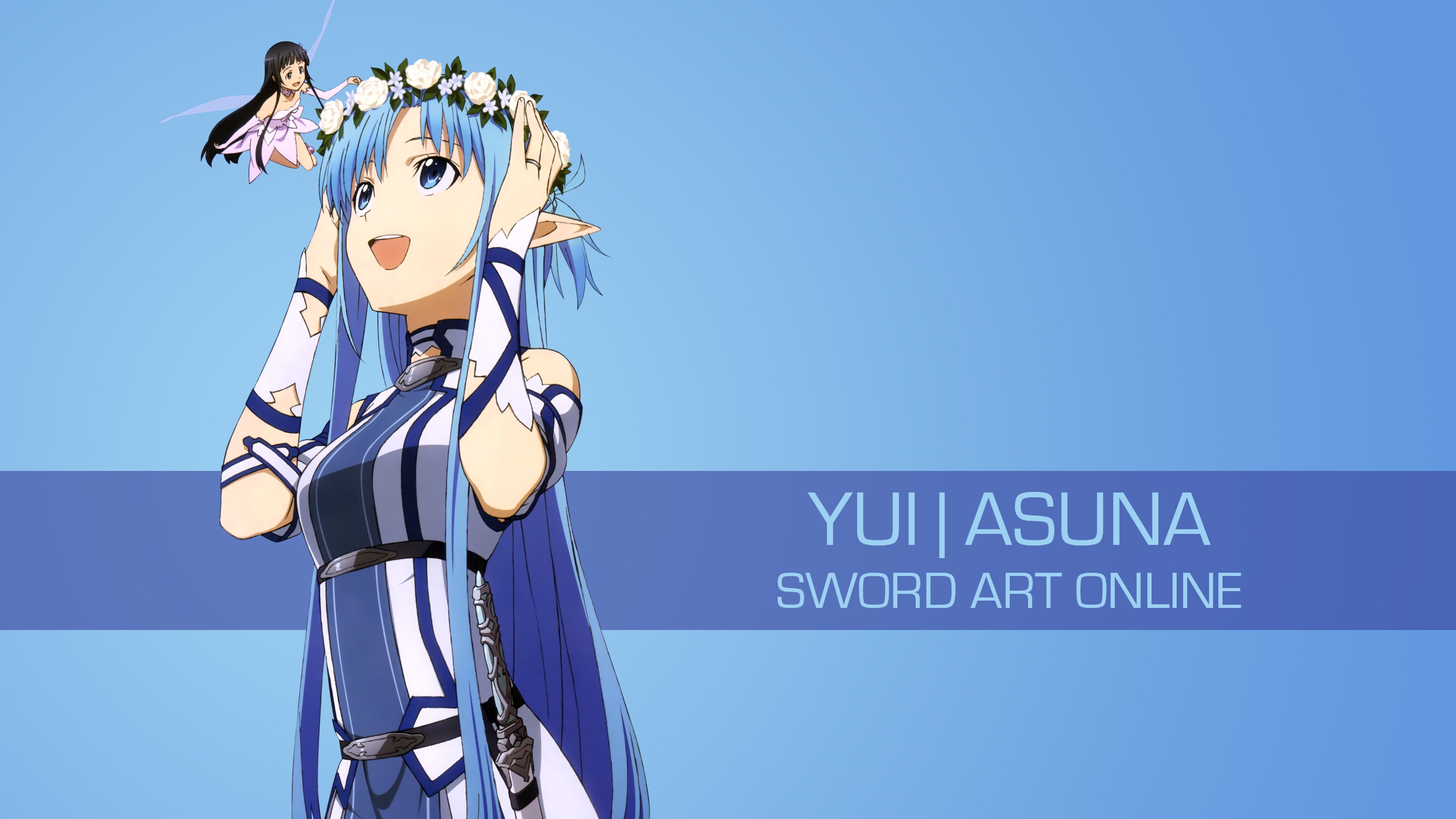 Free download wallpaper Anime, Sword Art Online, Asuna Yuuki, Sword Art Online Ii, Yui (Sword Art Online) on your PC desktop