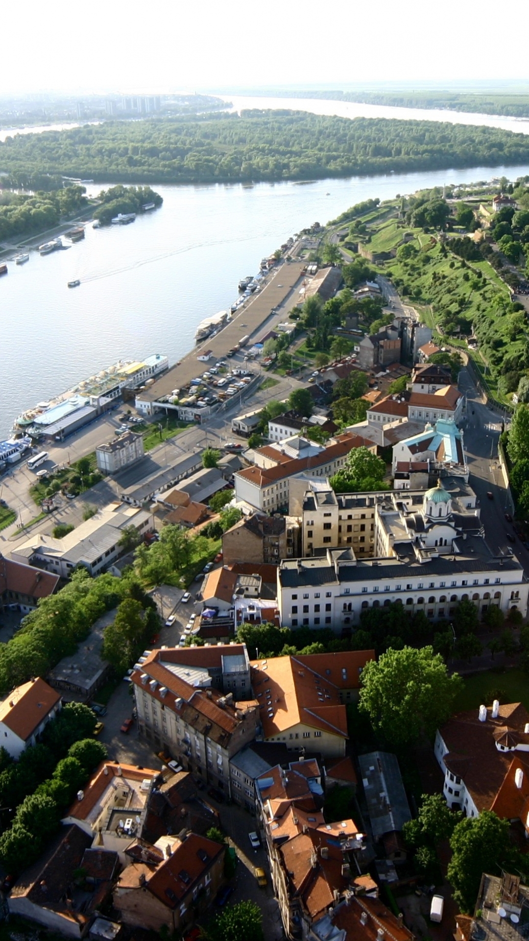 Скачать картинку Пейзаж, Река, Город, Ландшафт, Фотографии, Место в телефон бесплатно.