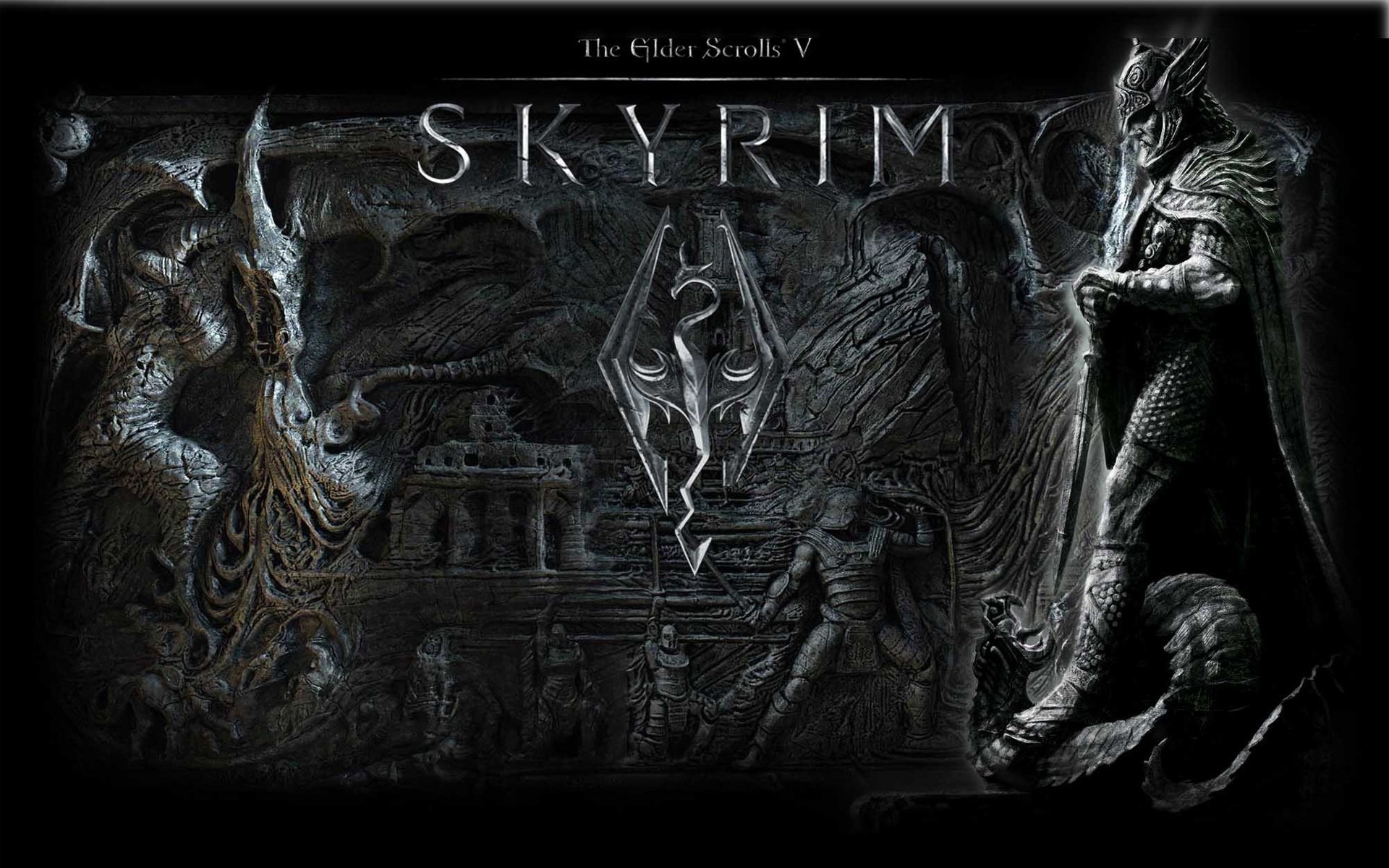 Téléchargez des papiers peints mobile The Elder Scrolls V: Skyrim, Les Parchemins Anciens, Jeux Vidéo gratuitement.