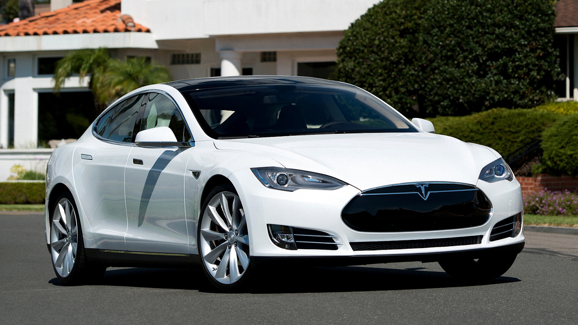 Скачати мобільні шпалери Автомобіль, Tesla Model S, Tesla Motors, Транспортні Засоби, Grand Tourer, Білий Автомобіль, Електричний Автомобіль, Повнорозмірний Автомобіль безкоштовно.