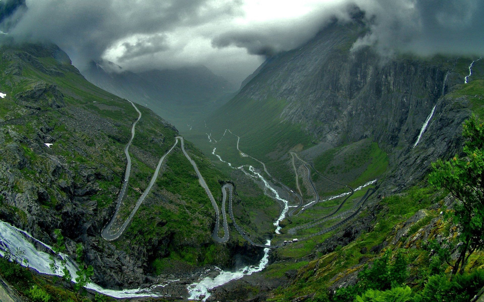 roads, danger, nature, mountains, brains HD wallpaper