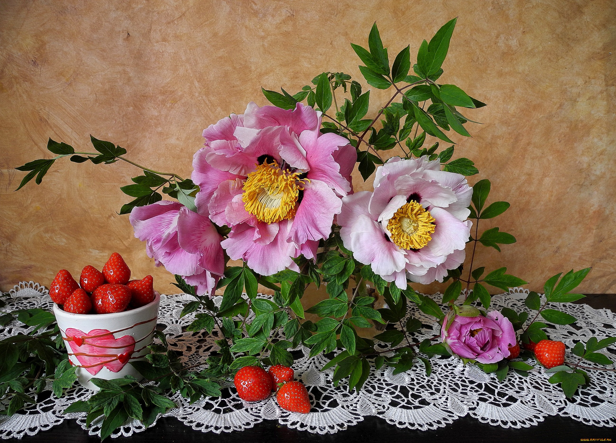 Laden Sie das Erdbeere, Blume, Fotografie, Stillleben-Bild kostenlos auf Ihren PC-Desktop herunter