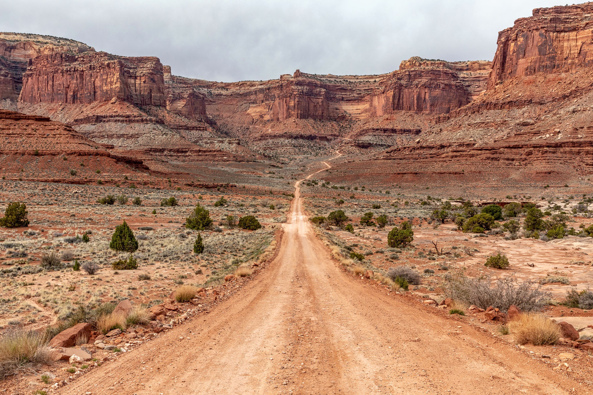 Download mobile wallpaper Desert, Road, Man Made, Canyonlands National Park for free.