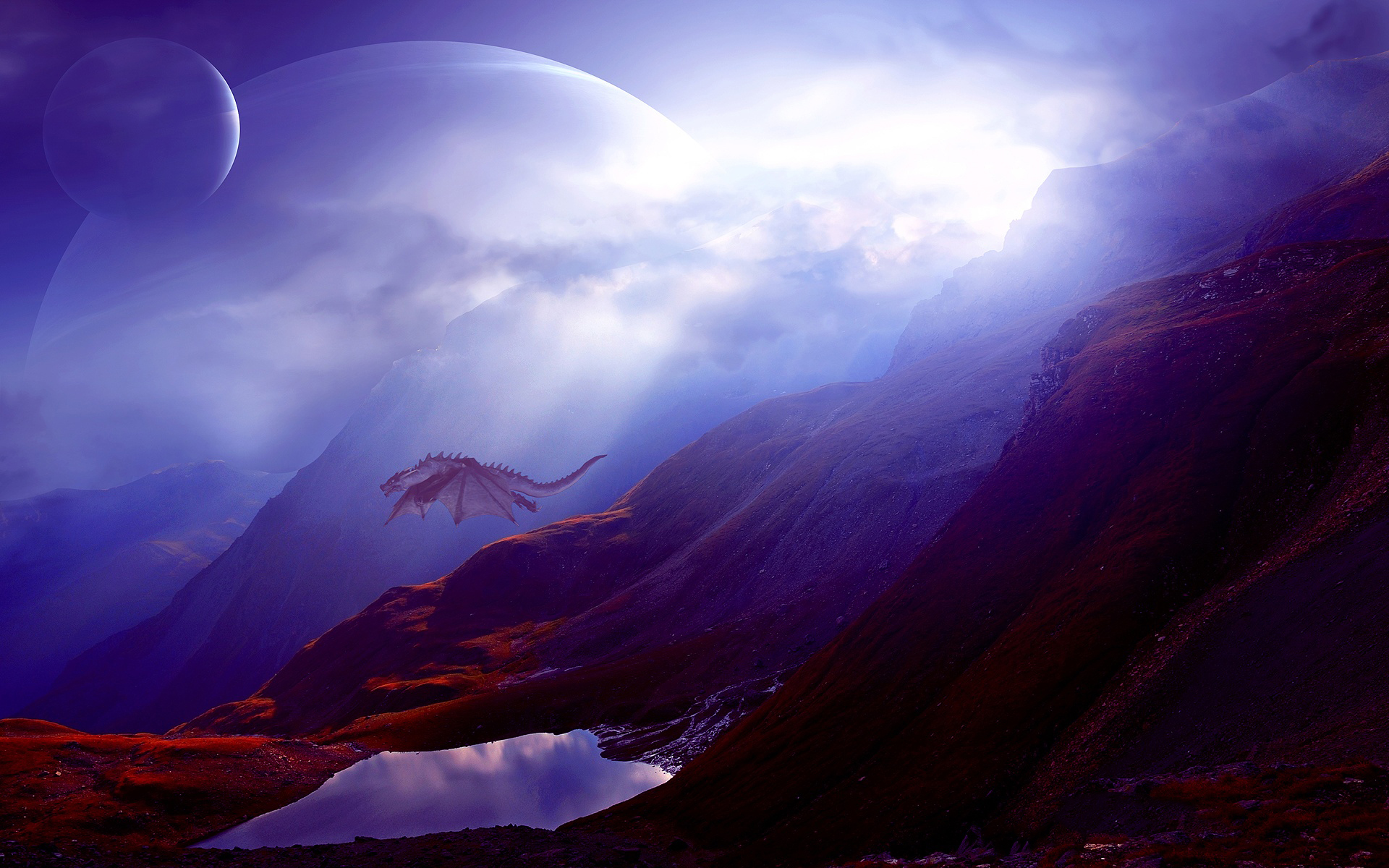 Free download wallpaper Fantasy, Dragon on your PC desktop