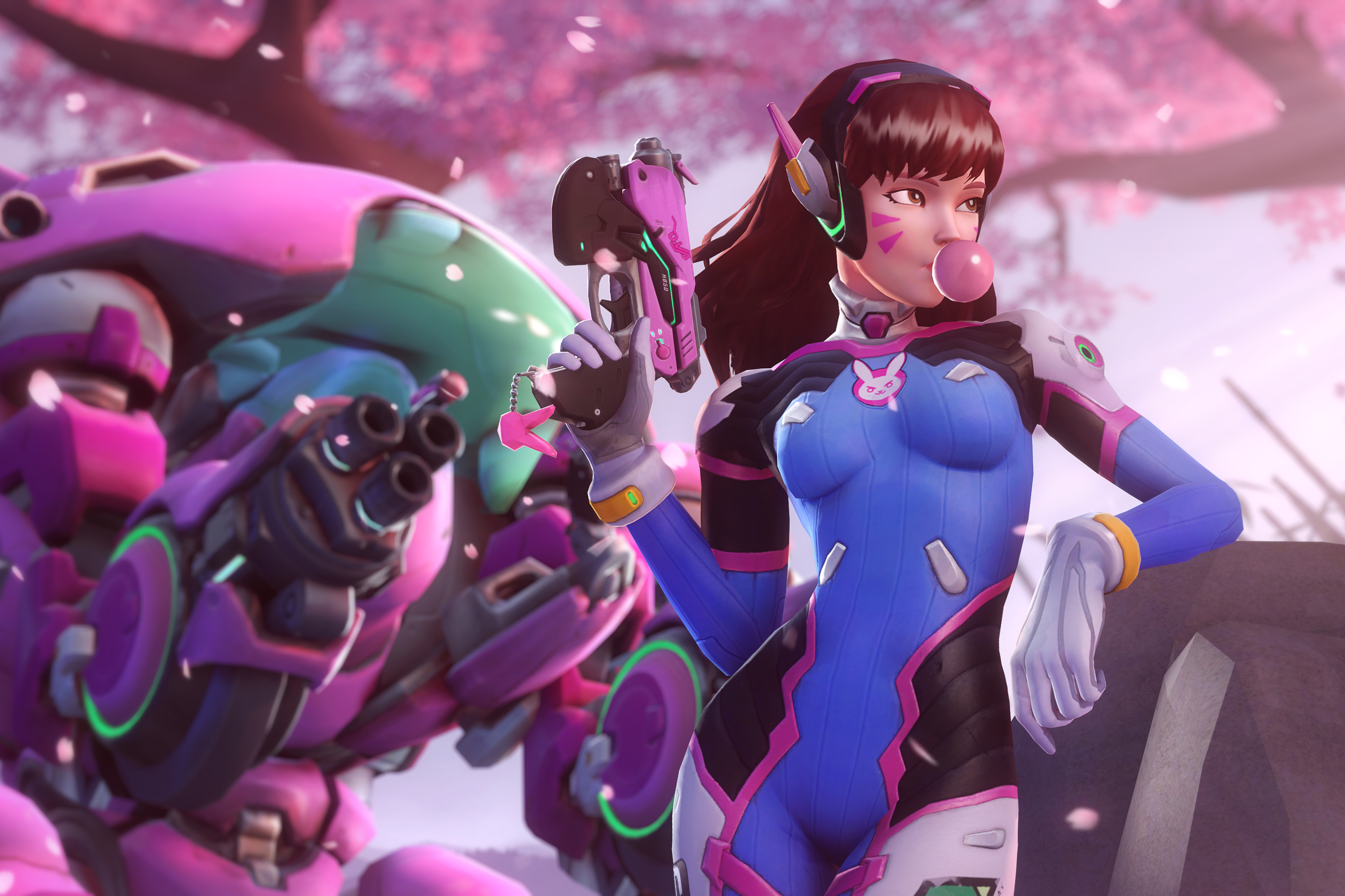 Скачати мобільні шпалери Відеогра, Надзор, D Va (Overwatch) безкоштовно.