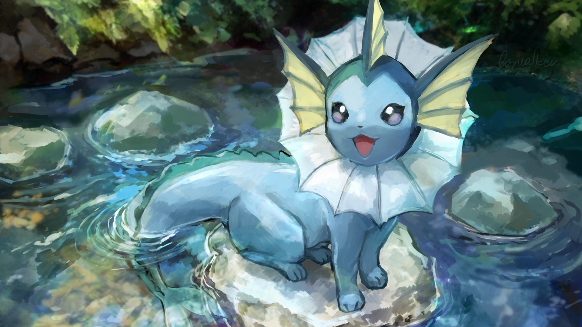 Baixe gratuitamente a imagem Anime, Pokémon, Vaporeon (Pokémon) na área de trabalho do seu PC