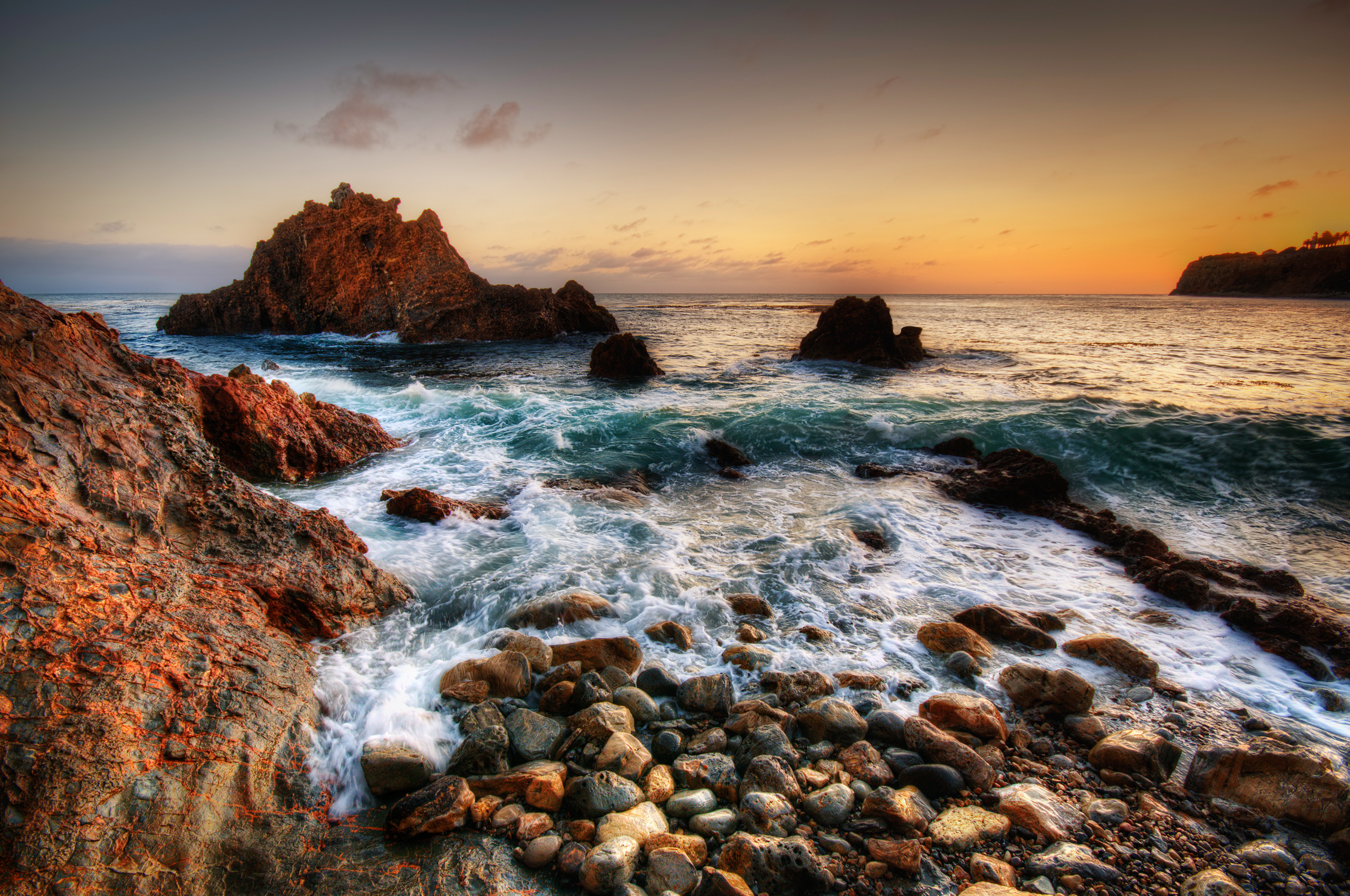 Free download wallpaper Sea, Ocean, Hdr, Coastline, Photography on your PC desktop