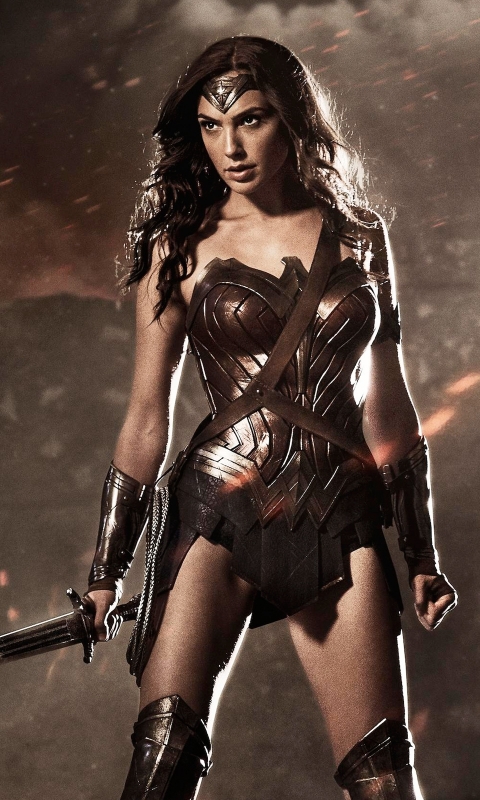 Handy-Wallpaper Filme, Übermensch, Wonderwoman, Gal Gadot, Batman V Superman: Dawn Of Justice, Wunderfrau kostenlos herunterladen.