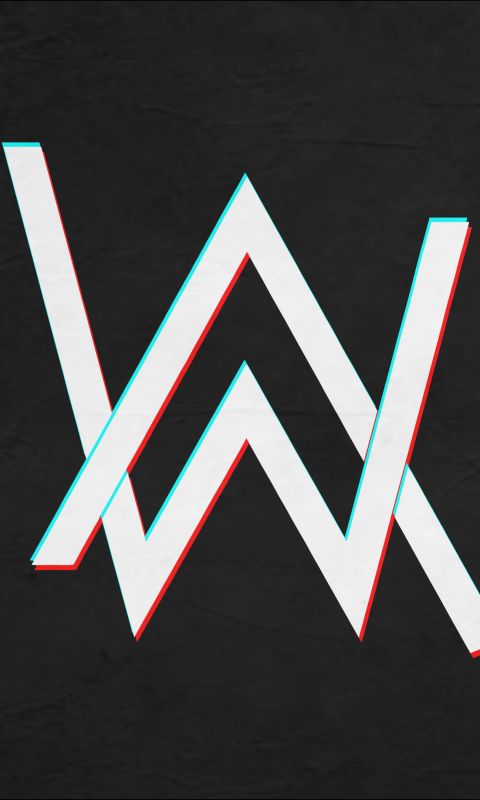 music, alan walker, black, logo
