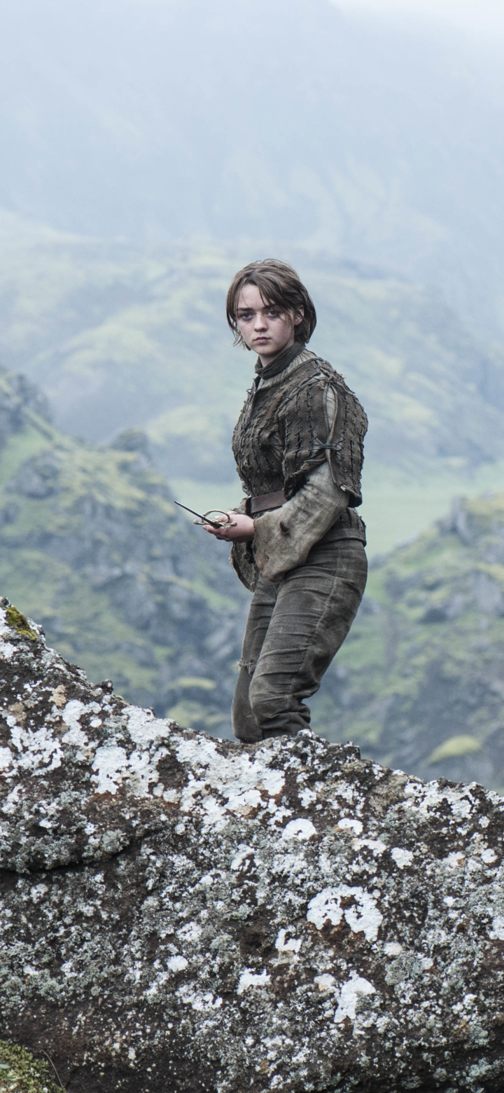 Descarga gratuita de fondo de pantalla para móvil de Juego De Tronos, Series De Televisión, Maisie Williams, Arya Stark.