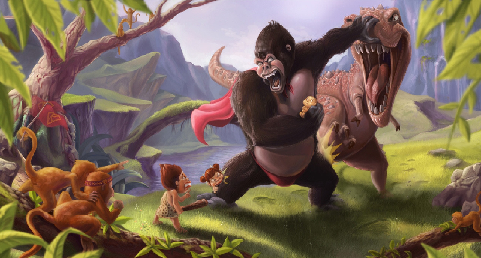 Download mobile wallpaper Fantasy, King Kong for free.