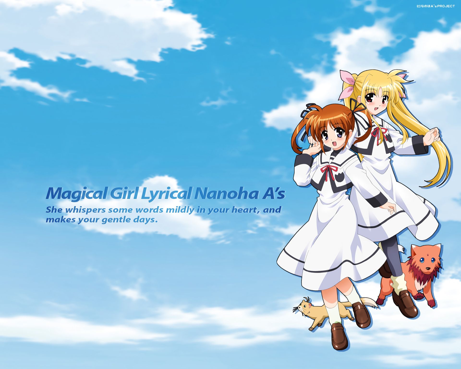 Free download wallpaper Anime, Magical Girl Lyrical Nanoha on your PC desktop