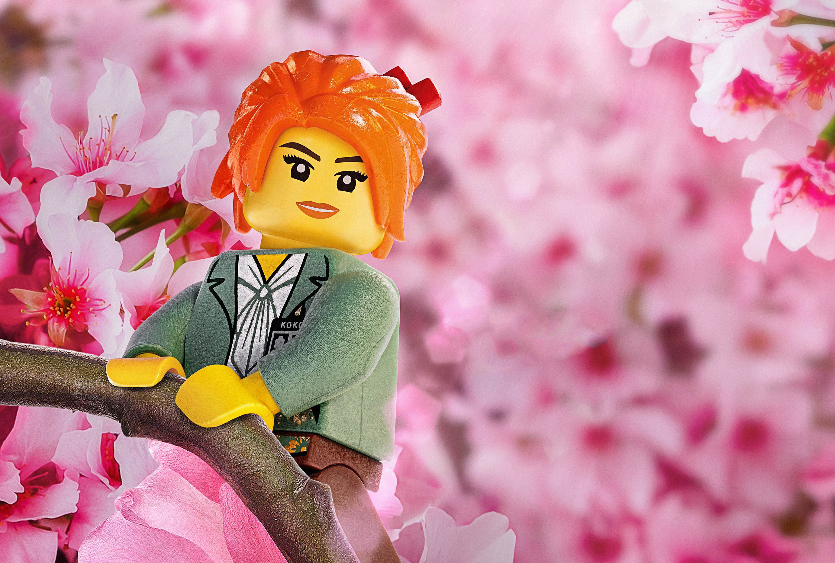 Скачати мобільні шпалери Лего, Цвітіння, Фільм, Lego Ніндзяґо Фільм безкоштовно.