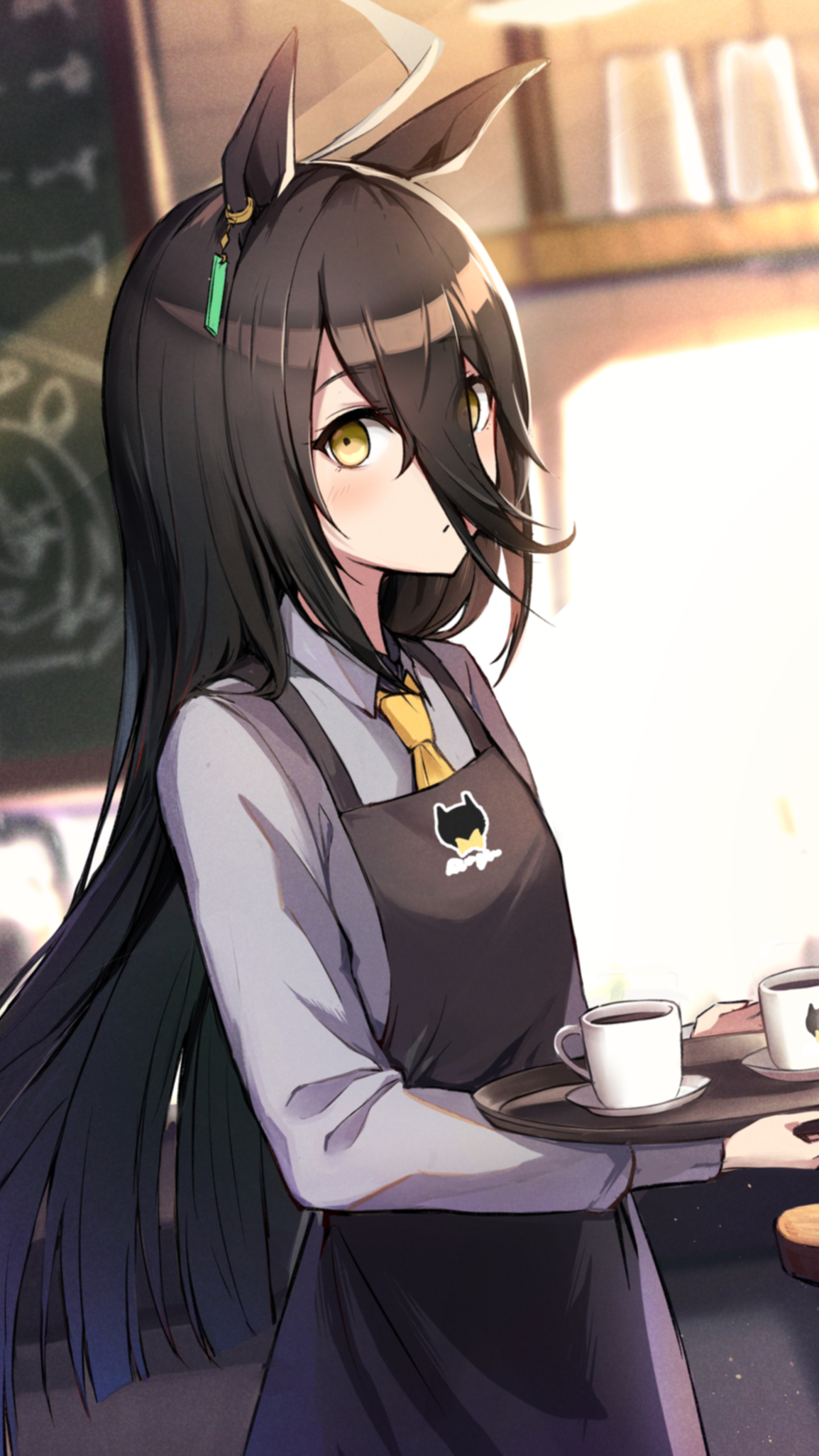 anime, uma musume: pretty derby, manhattan café, long hair