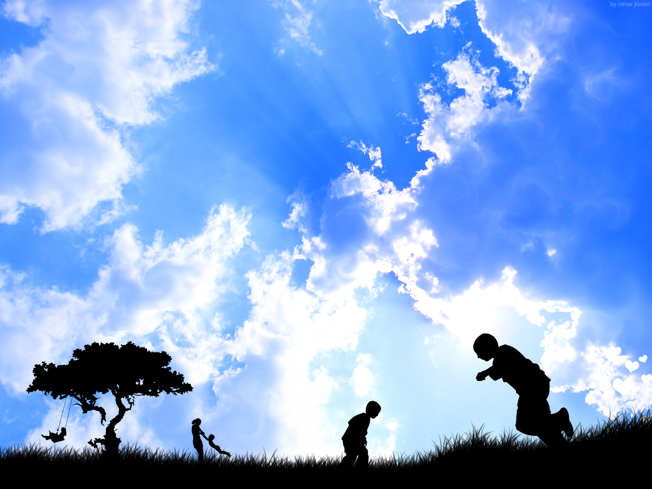 Laden Sie das Silhouette, Baum, Mensch, Wolke, Himmel, Künstlerisch-Bild kostenlos auf Ihren PC-Desktop herunter
