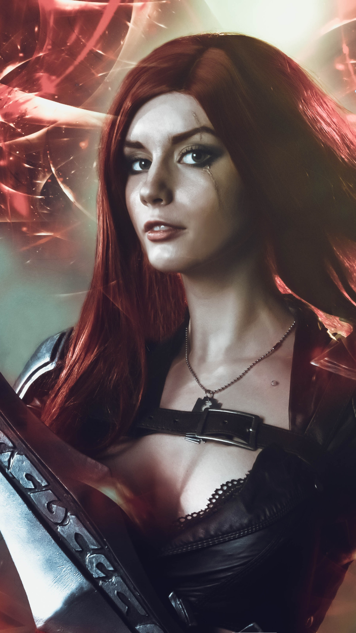 Baixar papel de parede para celular de Mulheres, Cosplay, Katarina (Liga Das Lendas), Liga Dos Lendários gratuito.