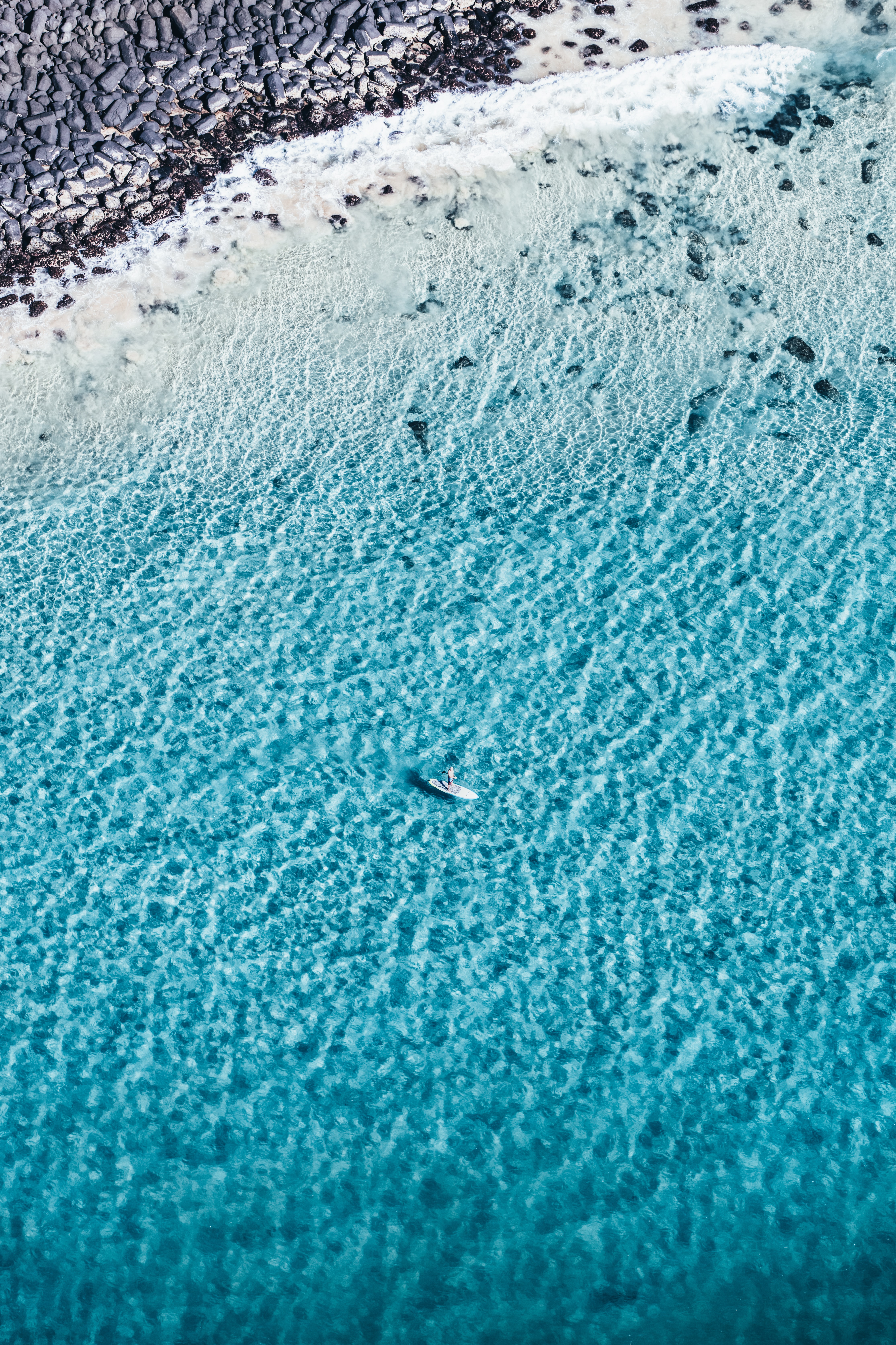 Free download wallpaper View From Above, Coast, Nature, Boat, Wave on your PC desktop