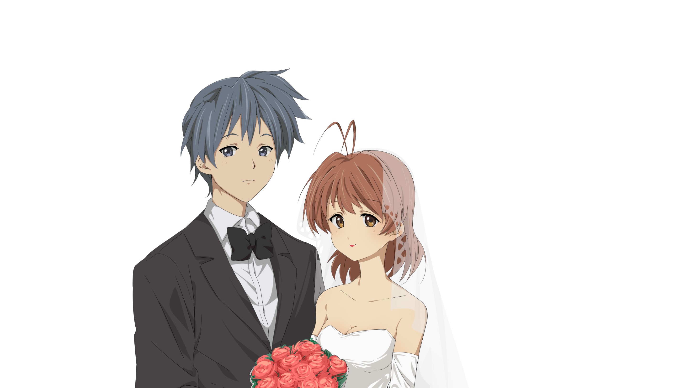 Laden Sie das Animes, Clannad, Nagisa Furukawa, Tomoya Okazaki-Bild kostenlos auf Ihren PC-Desktop herunter