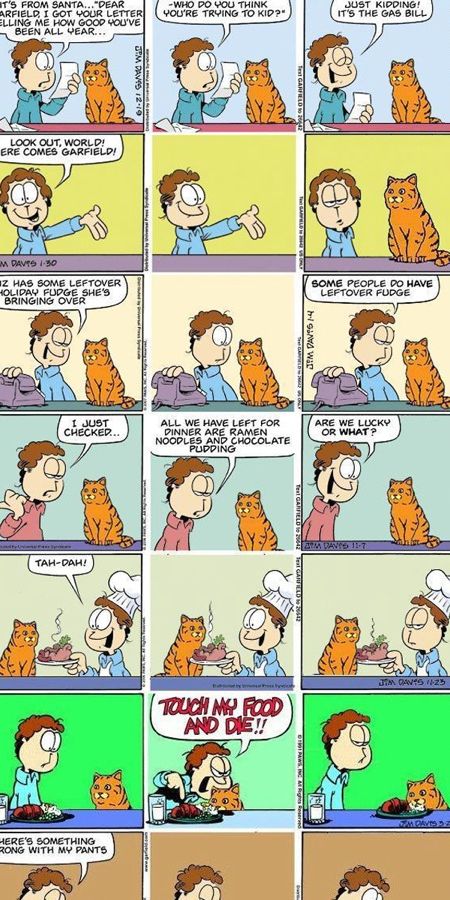 Fondo de pantalla para celular de Humor, Historietas, Garfield, 544831.