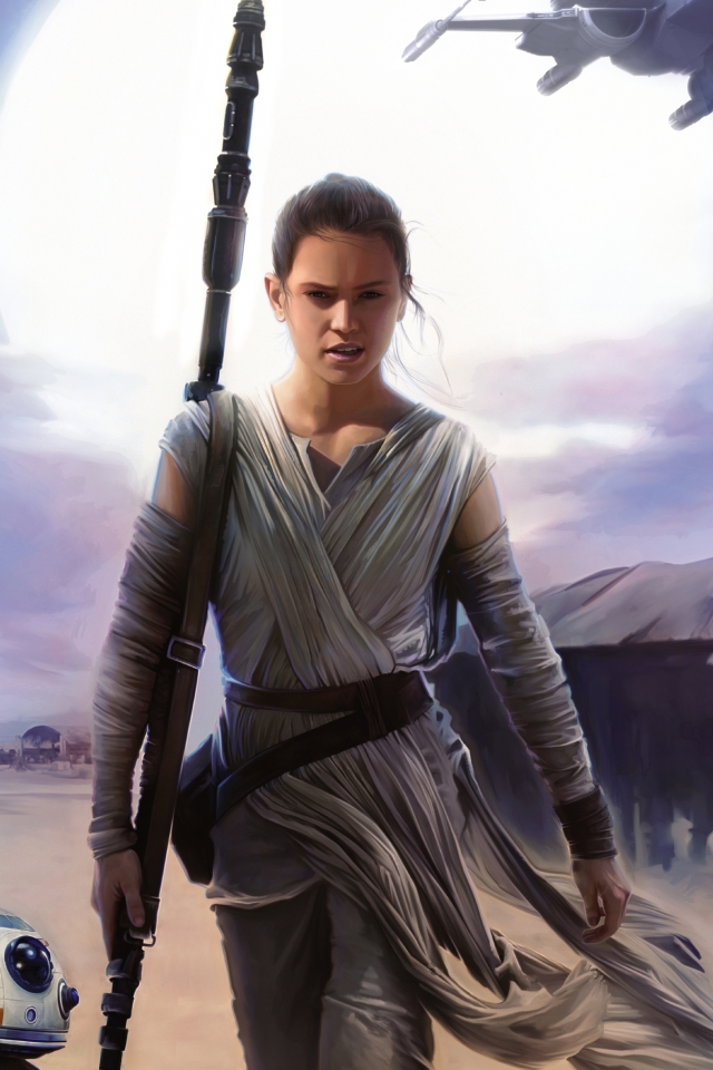 Download mobile wallpaper Star Wars, Movie, Star Wars Episode Vii: The Force Awakens, Rey (Star Wars) for free.