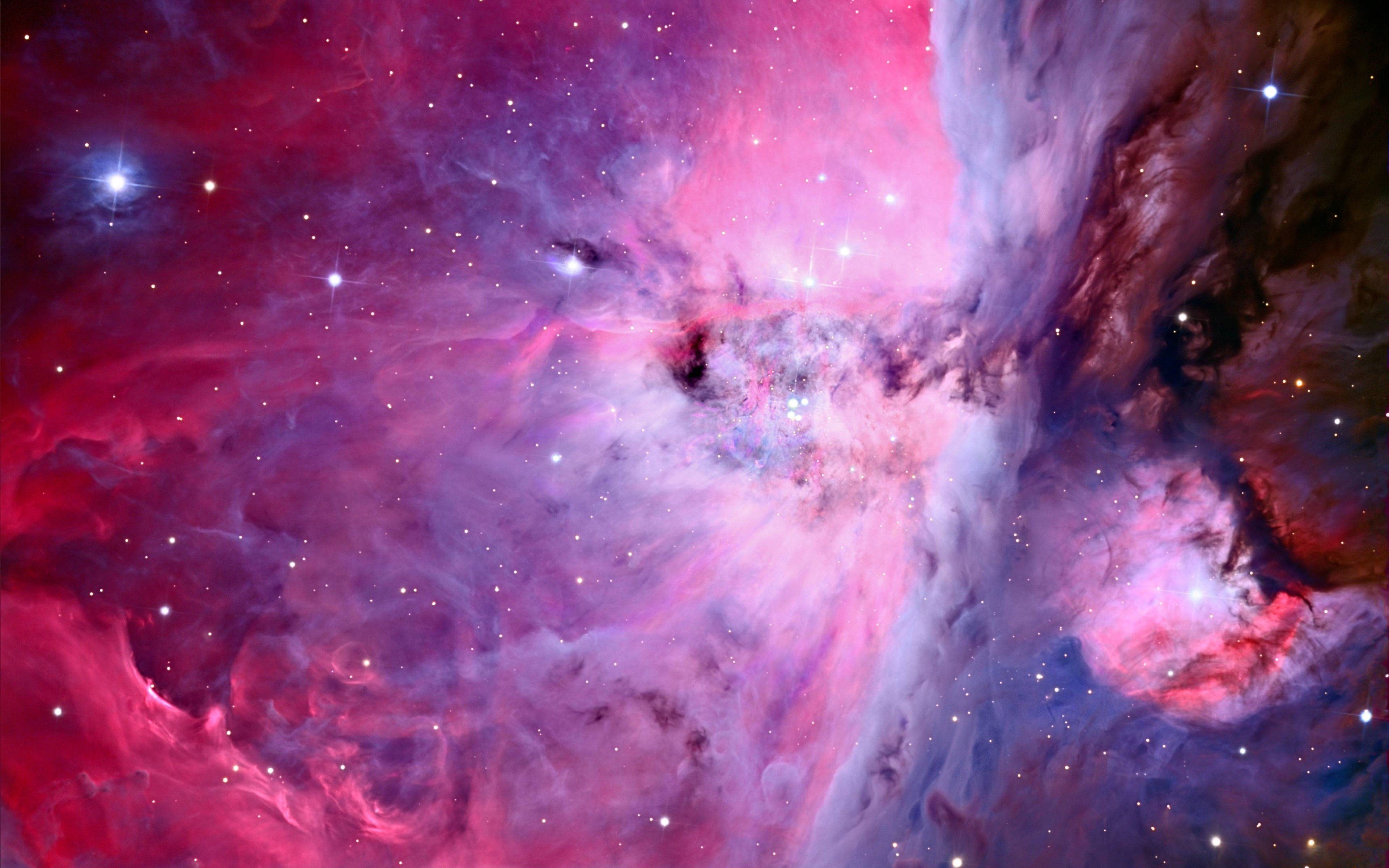 Download mobile wallpaper Stars, Pink, Nebula, Space, Purple, Sci Fi for free.