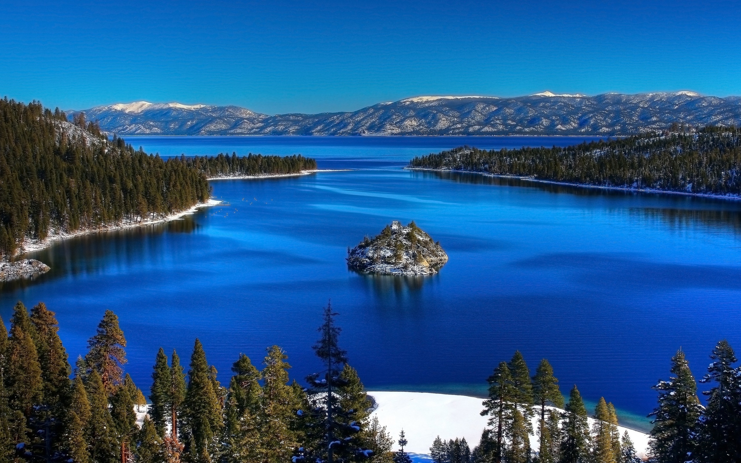 Die besten Lake Tahoe-Hintergründe für den Telefonbildschirm