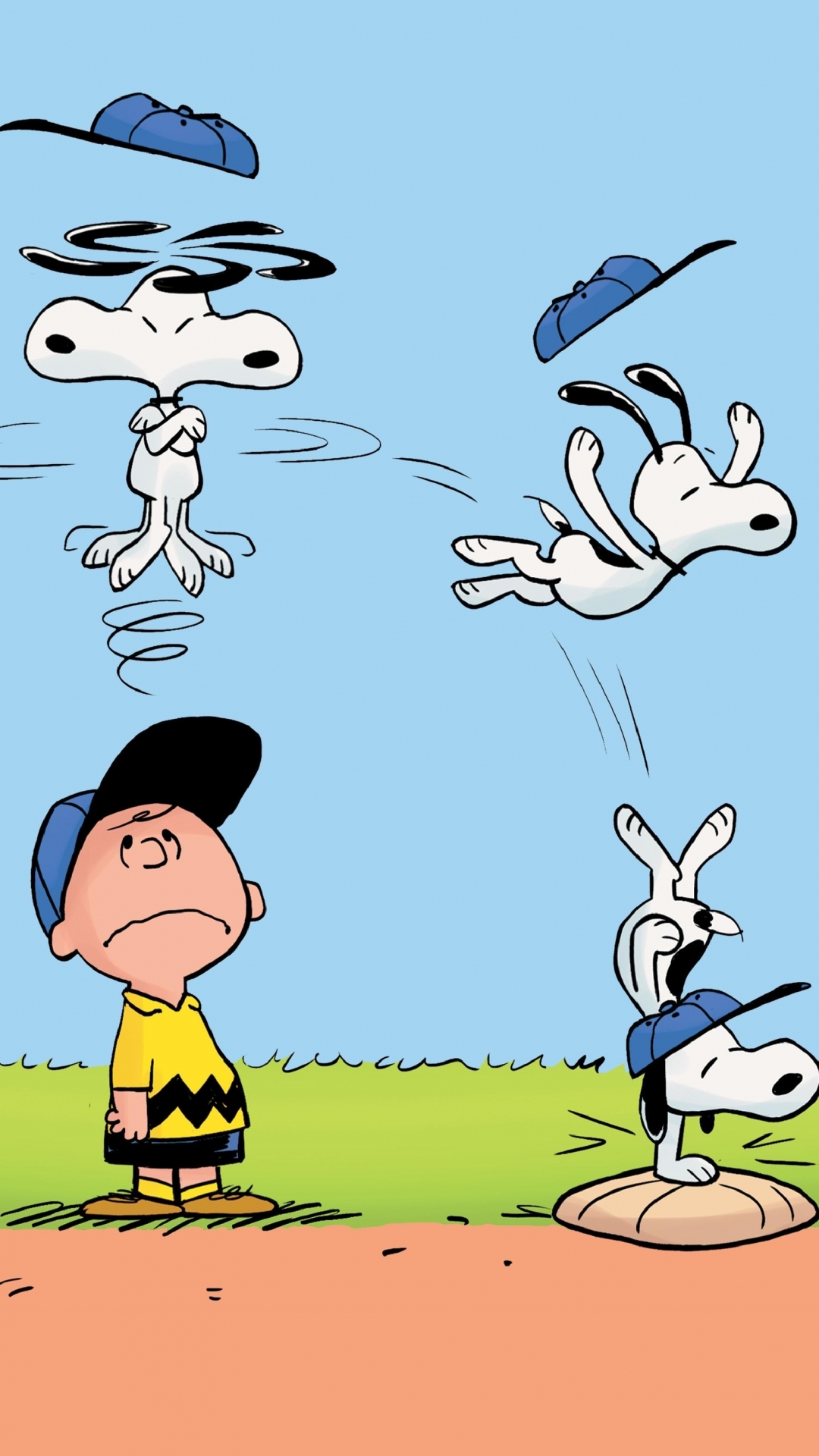Handy-Wallpaper Comics, Charlie Brown, Peanuts, Snoopy, Die Erdnüsse kostenlos herunterladen.