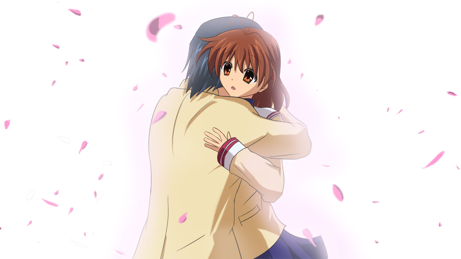 Download mobile wallpaper Anime, Clannad, Nagisa Furukawa, Tomoya Okazaki for free.