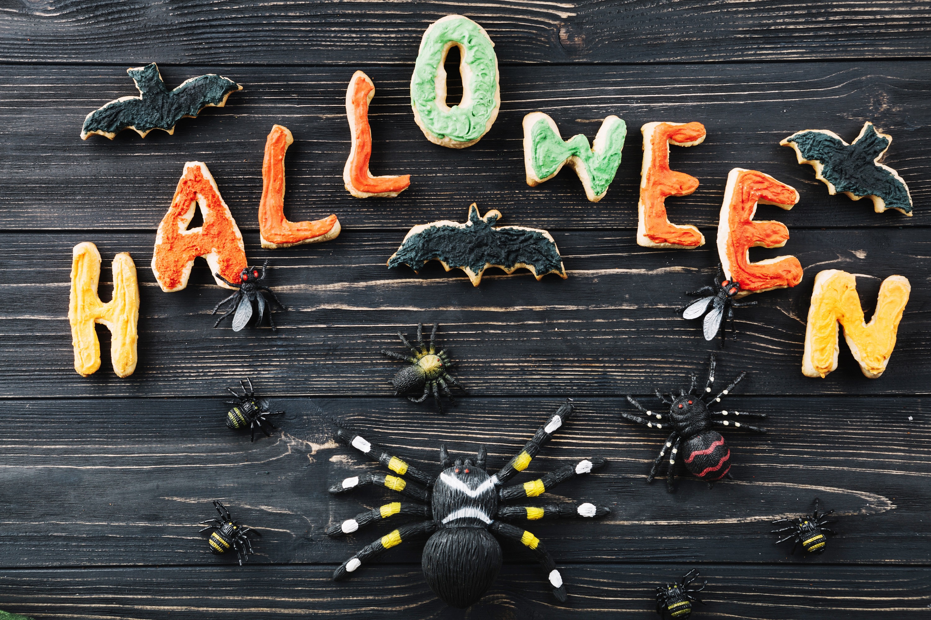 Download mobile wallpaper Halloween, Holiday, Cookie for free.