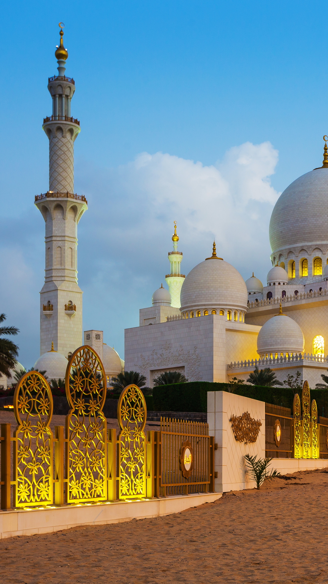 Download mobile wallpaper Architecture, Dome, Mosque, Religious, Sheikh Zayed Grand Mosque, Mosques for free.