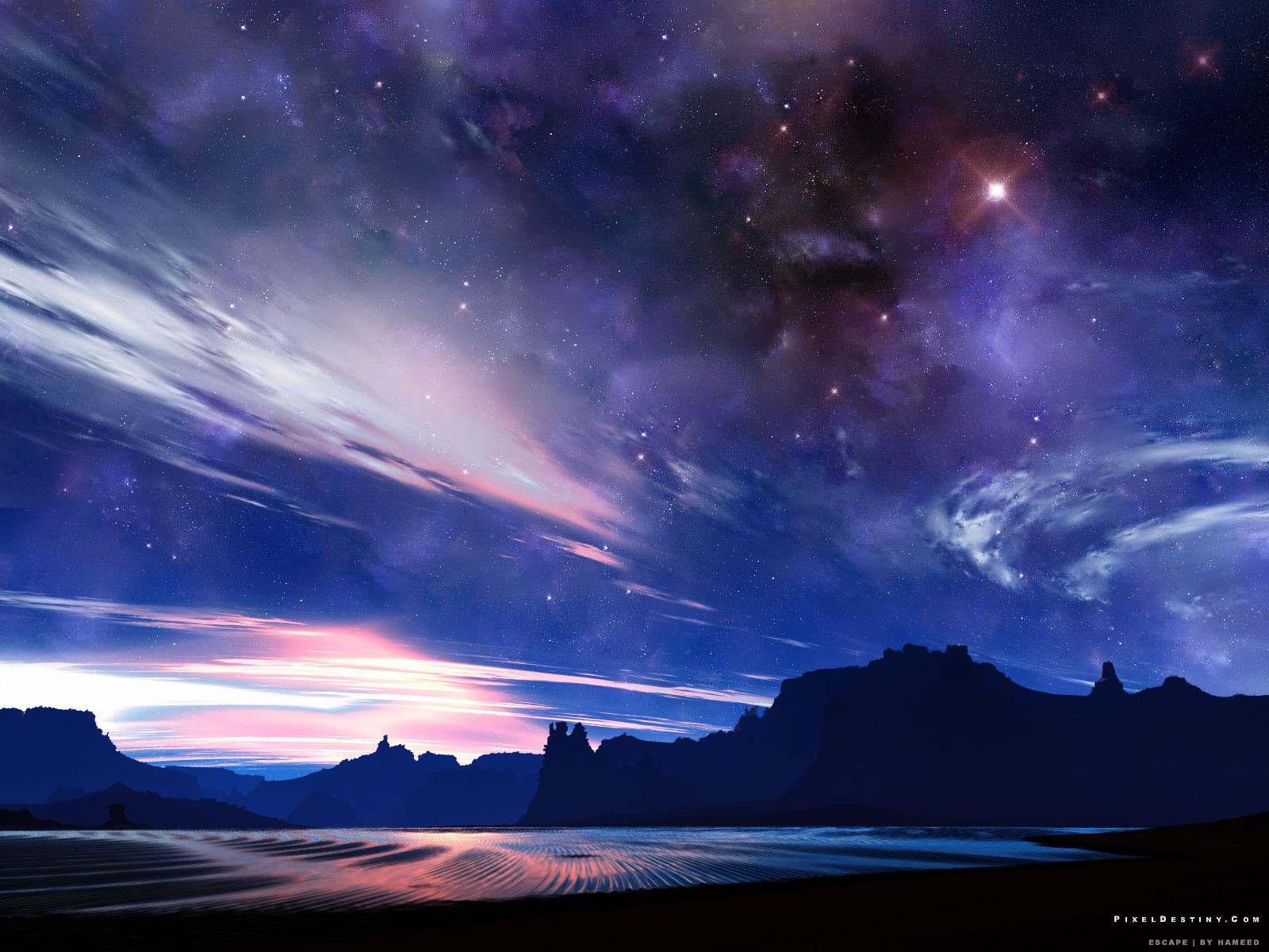 Laden Sie das Landschaft, Science Fiction-Bild kostenlos auf Ihren PC-Desktop herunter