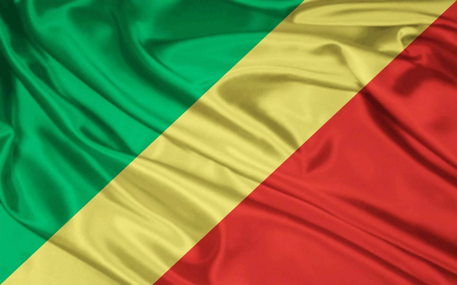 147170 télécharger l'image congolais, soie, divers, lignes, couleurs, couleur, coloré, drapeau, matériel, symbolisme, congo - fonds d'écran et économiseurs d'écran gratuits