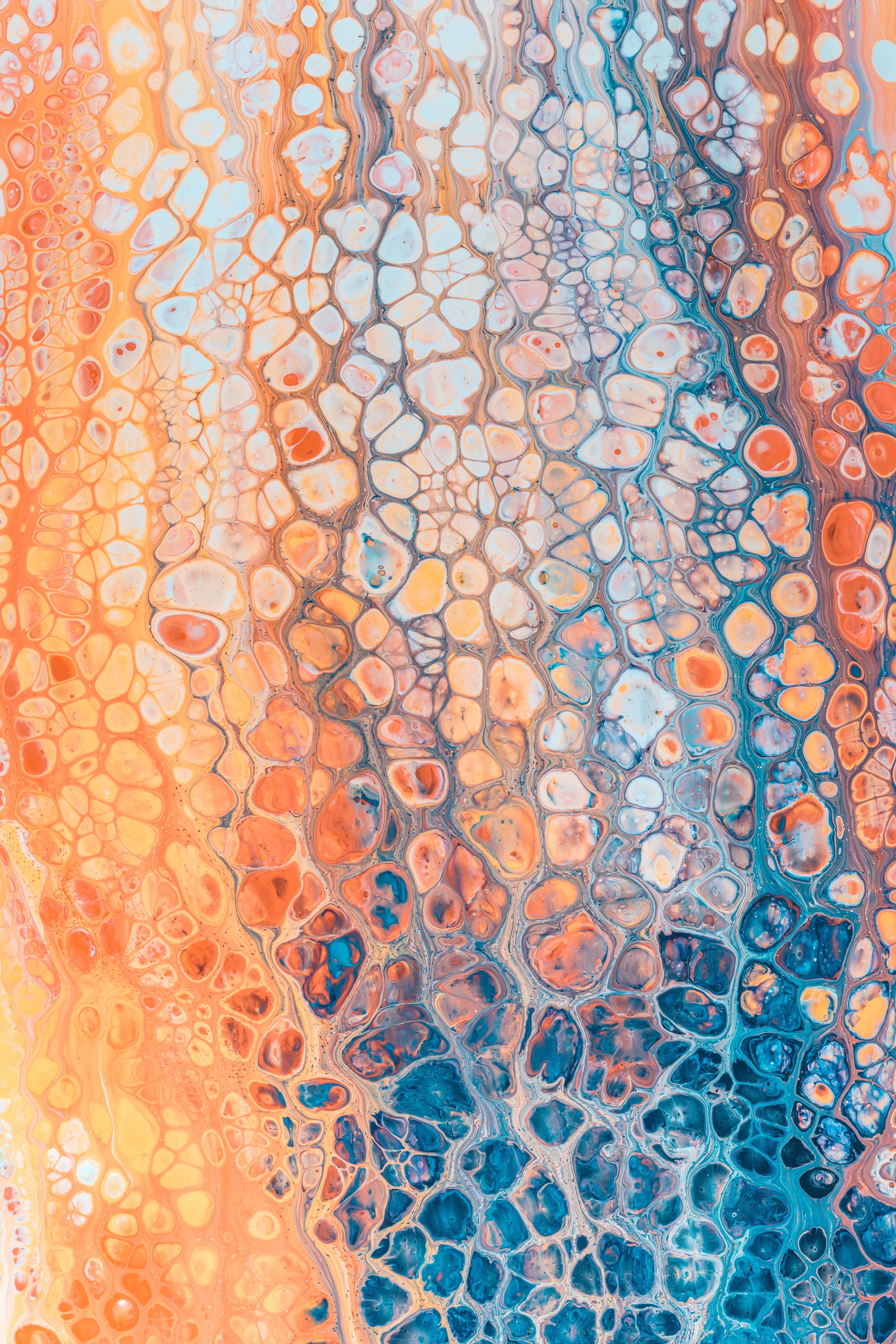 Free download wallpaper Spots, Stains, Paint, Surface, Bubbles, Abstract on your PC desktop