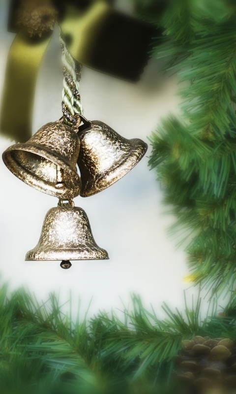 Download mobile wallpaper Christmas, Holiday, Bell, Christmas Ornaments for free.