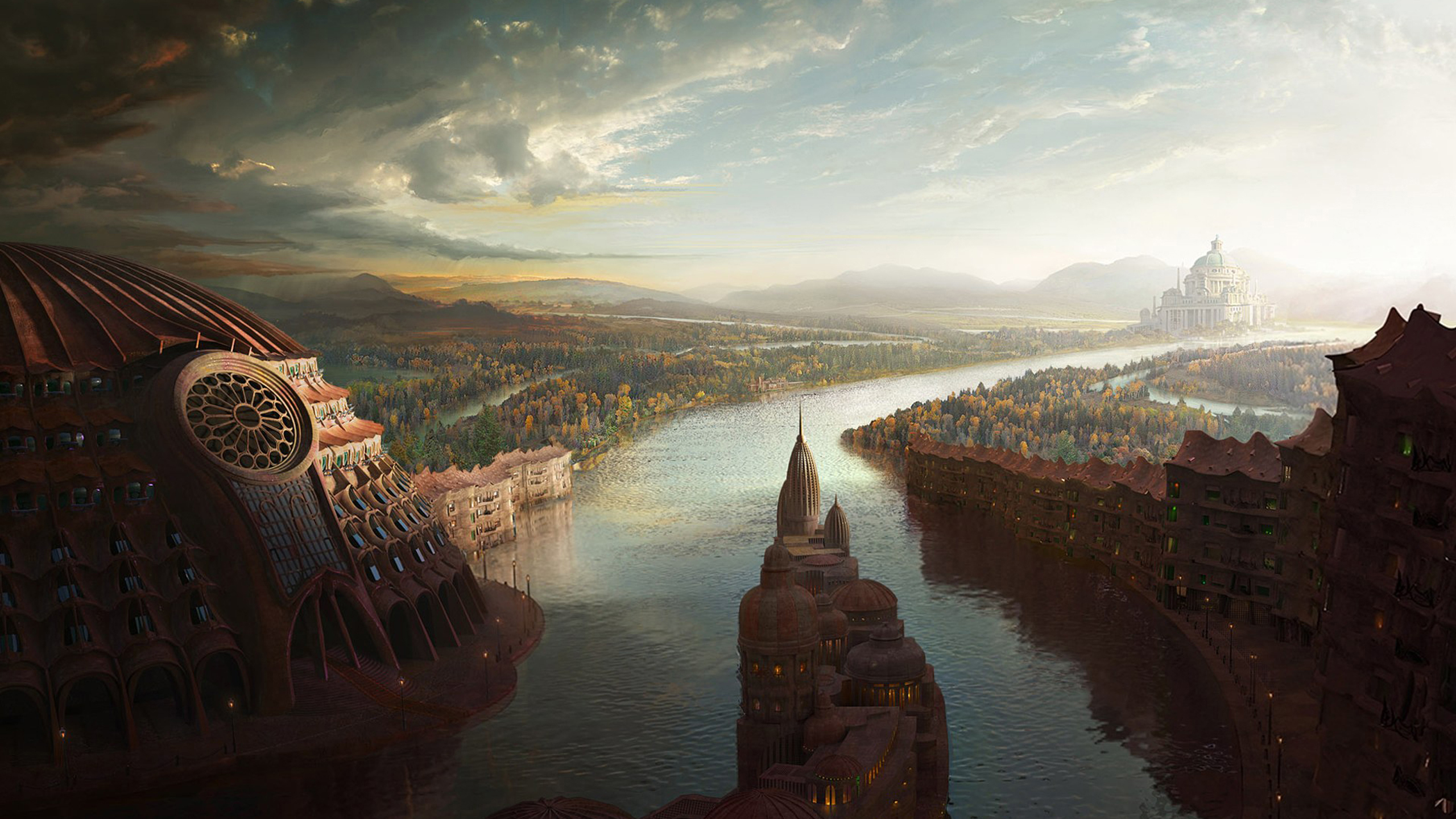 Free download wallpaper Landscape, Fantasy on your PC desktop