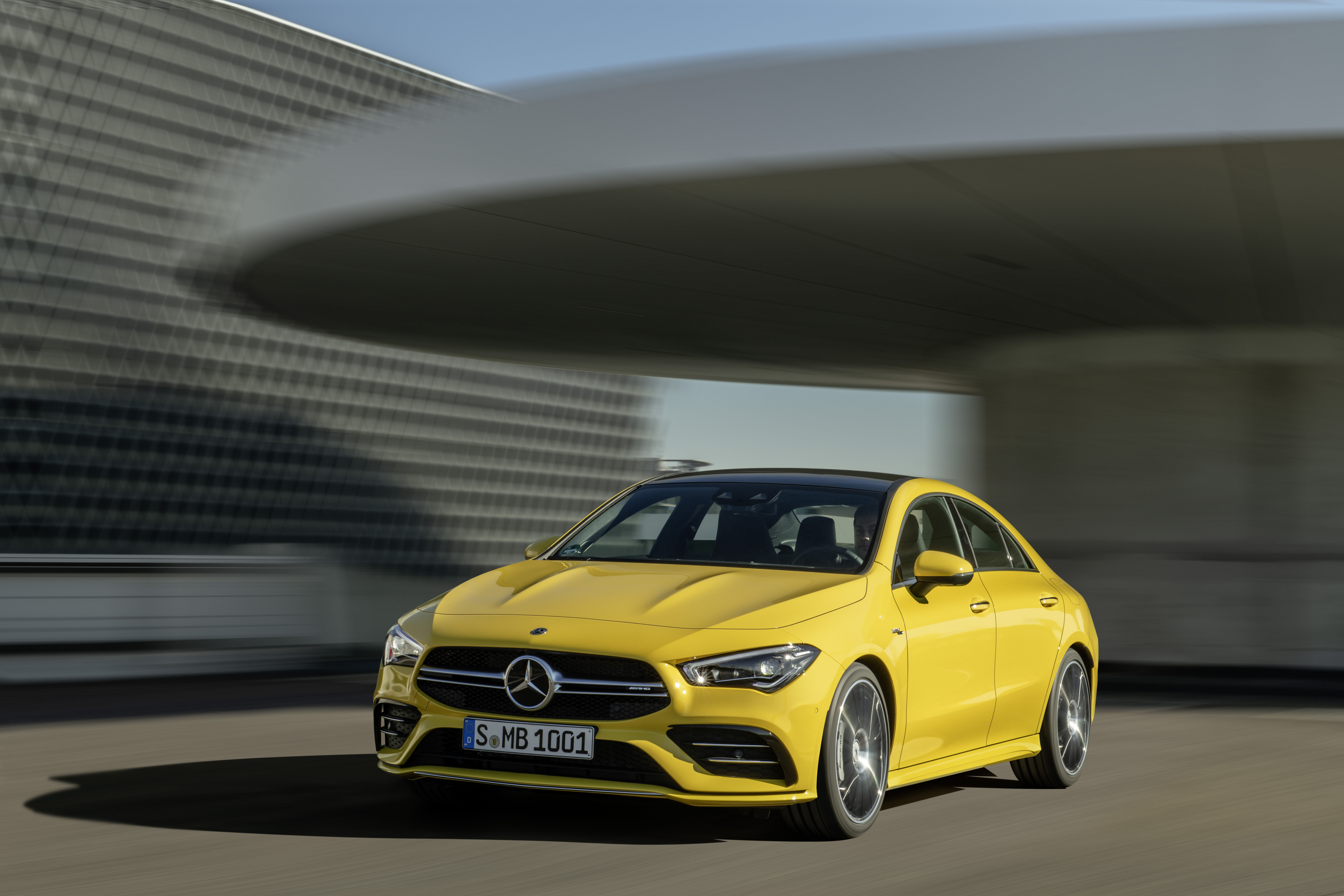 Download mobile wallpaper Car, Mercedes Benz, Mercedes Benz Cla Class, Vehicles, Yellow Car for free.