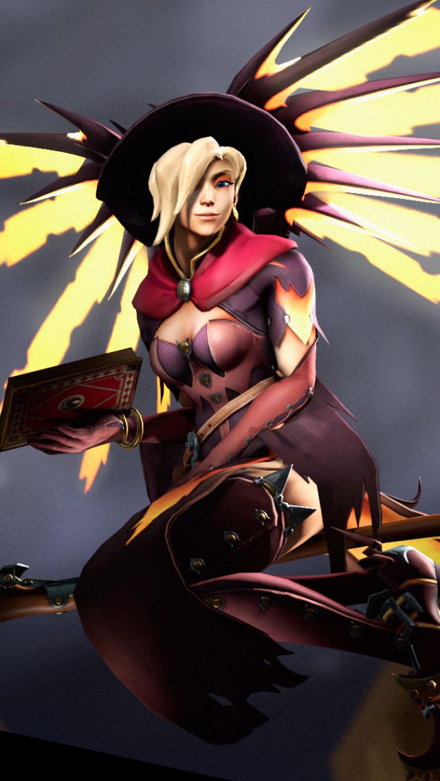 Download mobile wallpaper Overwatch, Video Game, Mercy (Overwatch) for free.