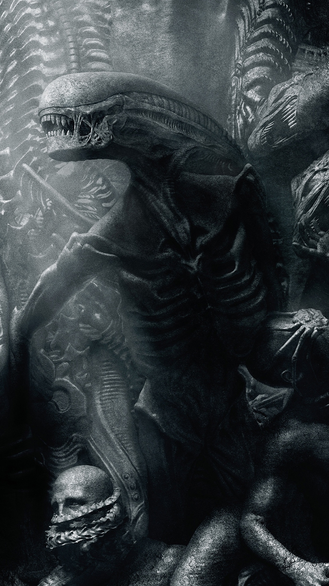 alien: covenant, movie, alien phone background