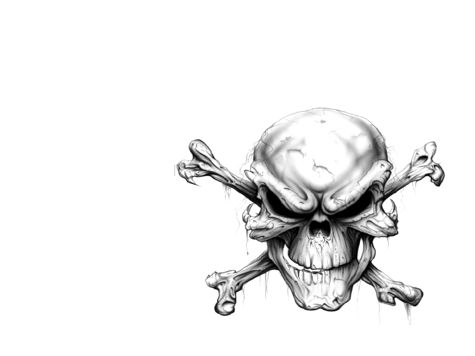 Download mobile wallpaper Dark, Skull for free.