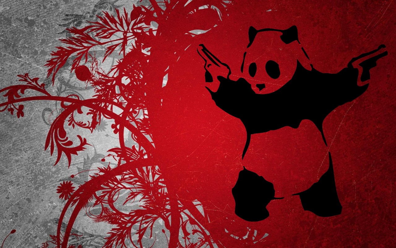 panda, animal