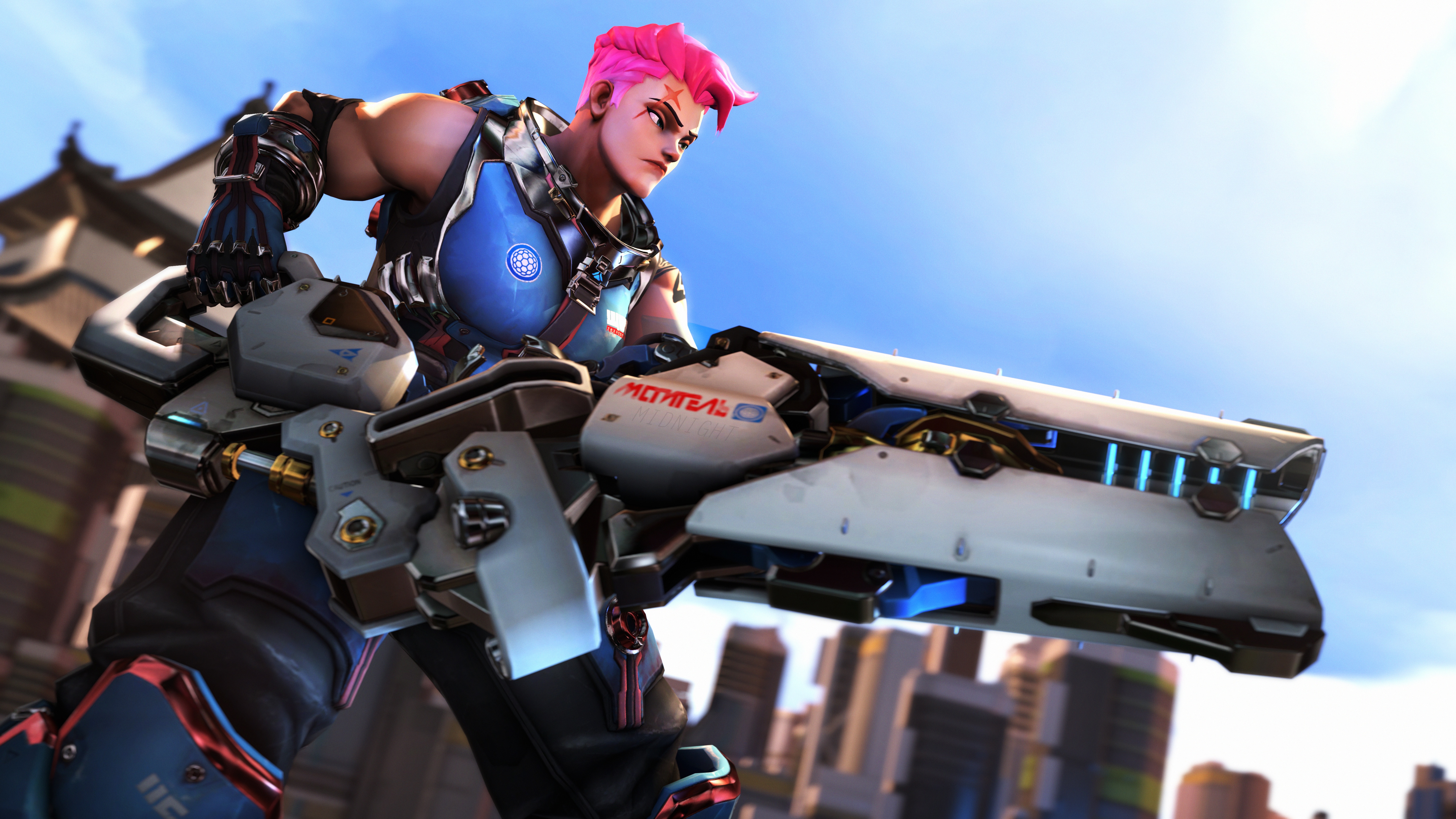 Download mobile wallpaper Overwatch, Video Game, Zarya (Overwatch) for free.