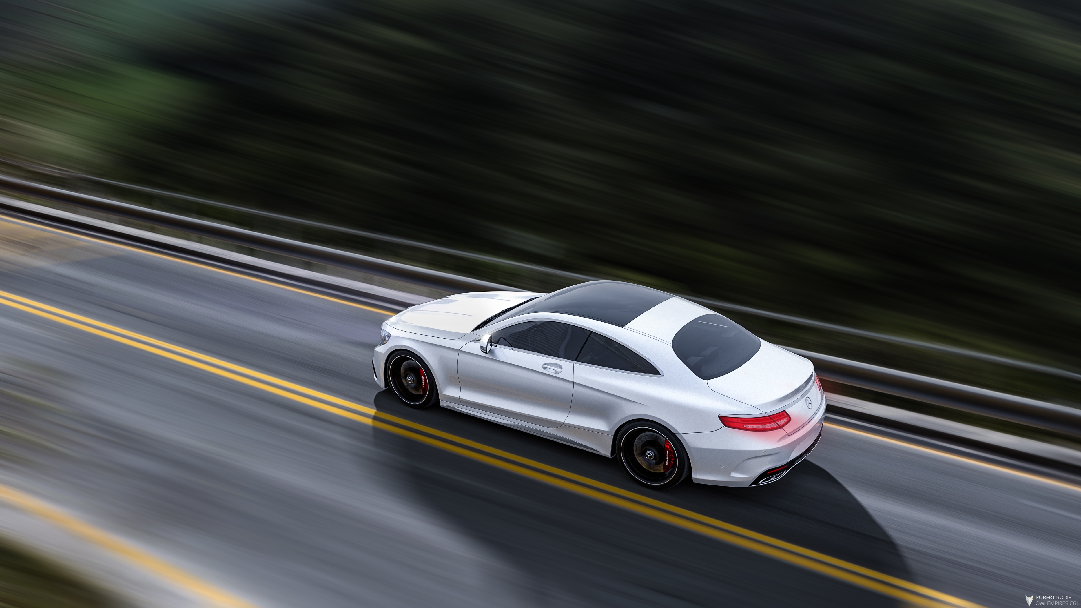 Download mobile wallpaper Car, Mercedes Benz, Vehicles, White Car, Mercedes Amg C 63 S for free.