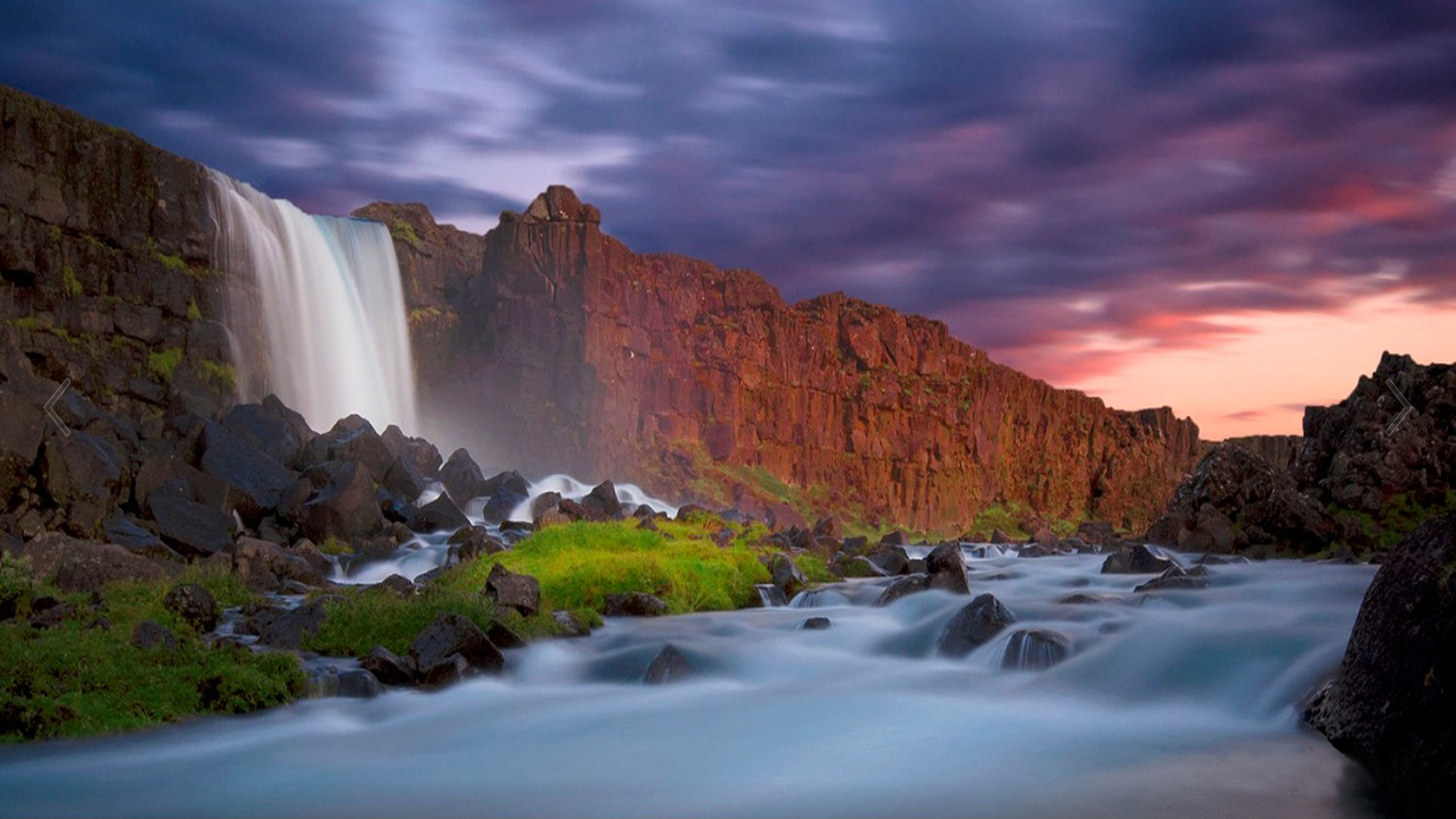 Free download wallpaper Waterfall, Earth, Cliff on your PC desktop