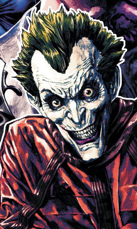 1105264 завантажити шпалери комікси, batman: arkham unhinged, джокер, бетмен - заставки і картинки безкоштовно
