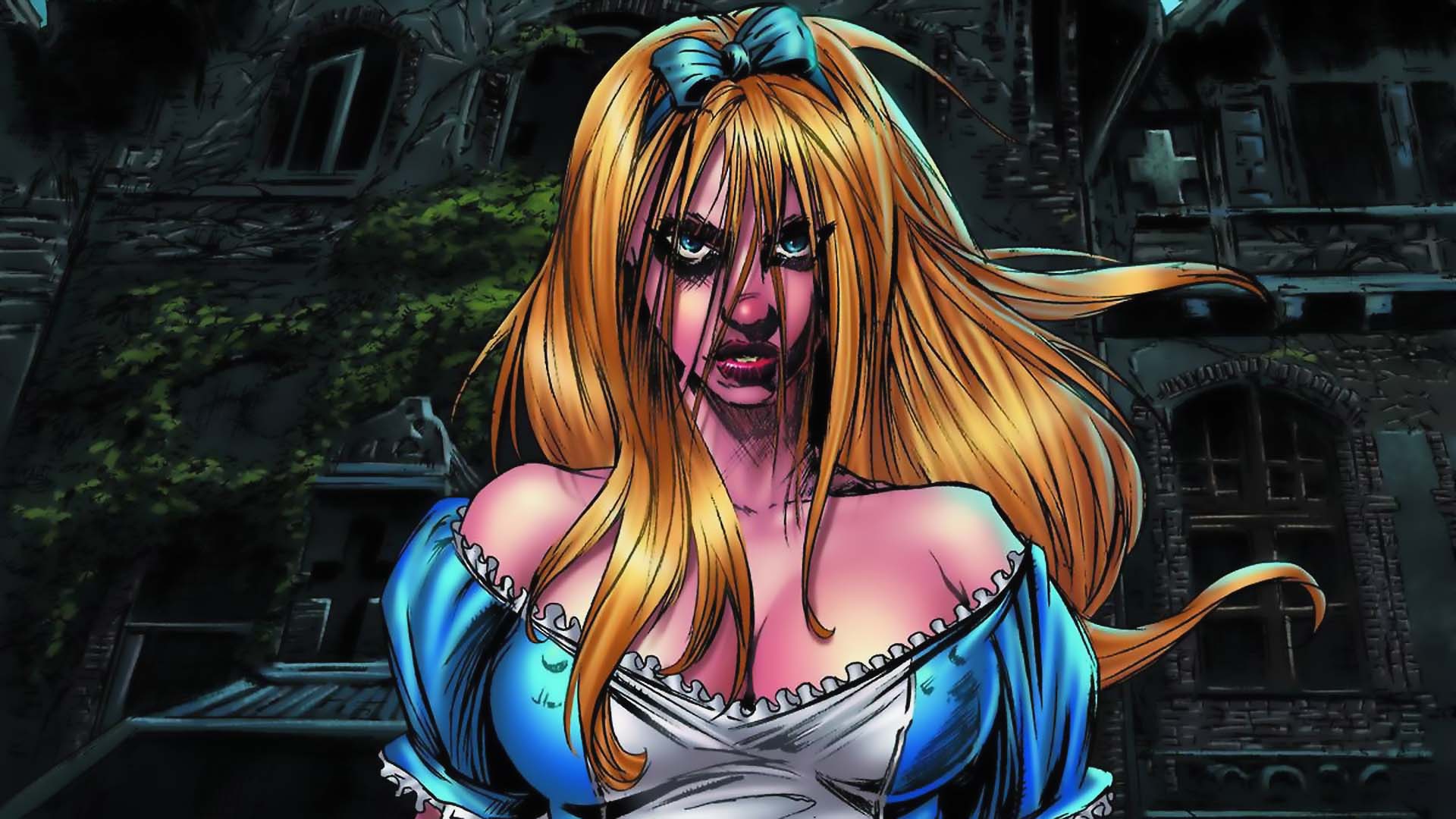 comics, grimm fairy tales: alice in wonderland