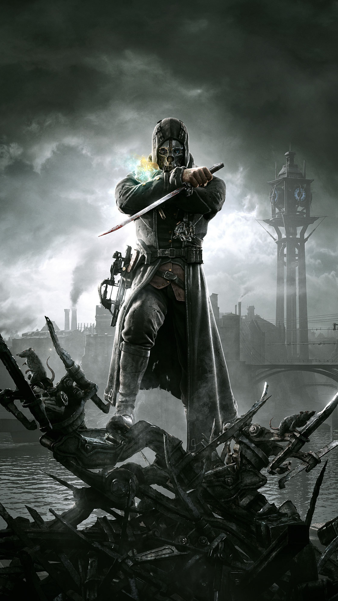 dishonored, video game, assassin, corvo attano, post apocalyptic, warrior cell phone wallpapers