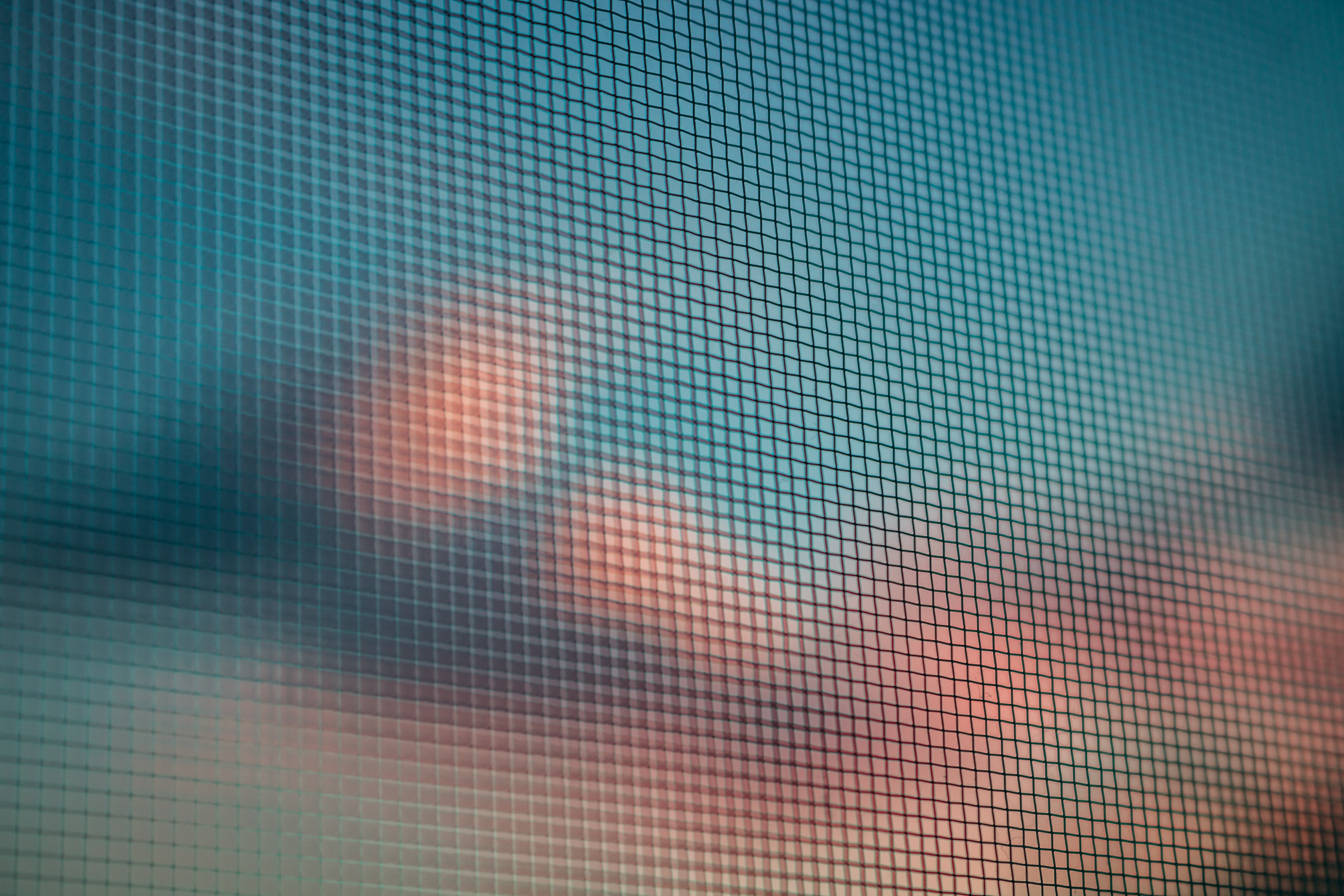 Free download wallpaper Abstract, Sky, Clouds, Blur, Smooth, Grid on your PC desktop