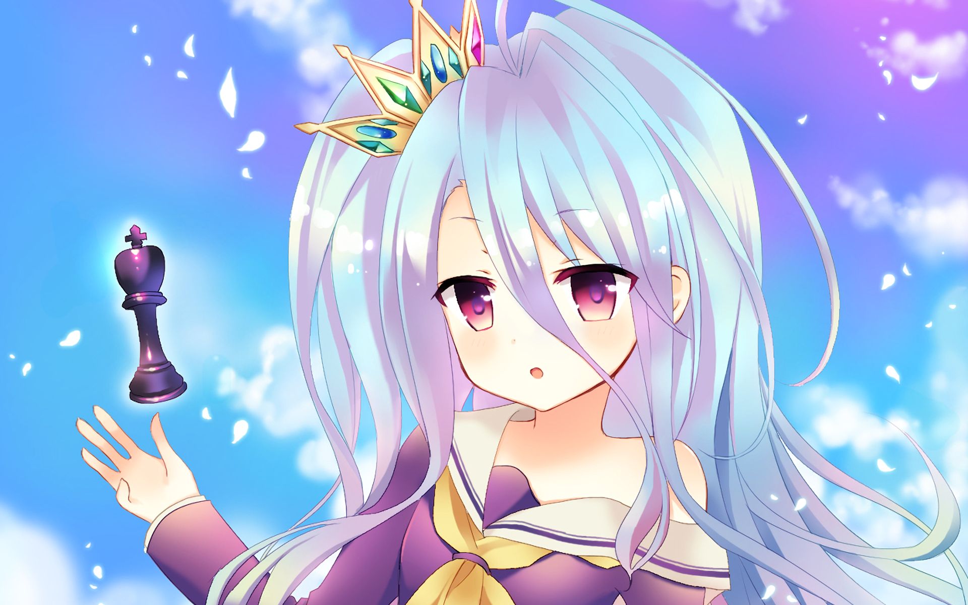 Download mobile wallpaper Anime, Shiro (No Game No Life), No Game No Life for free.