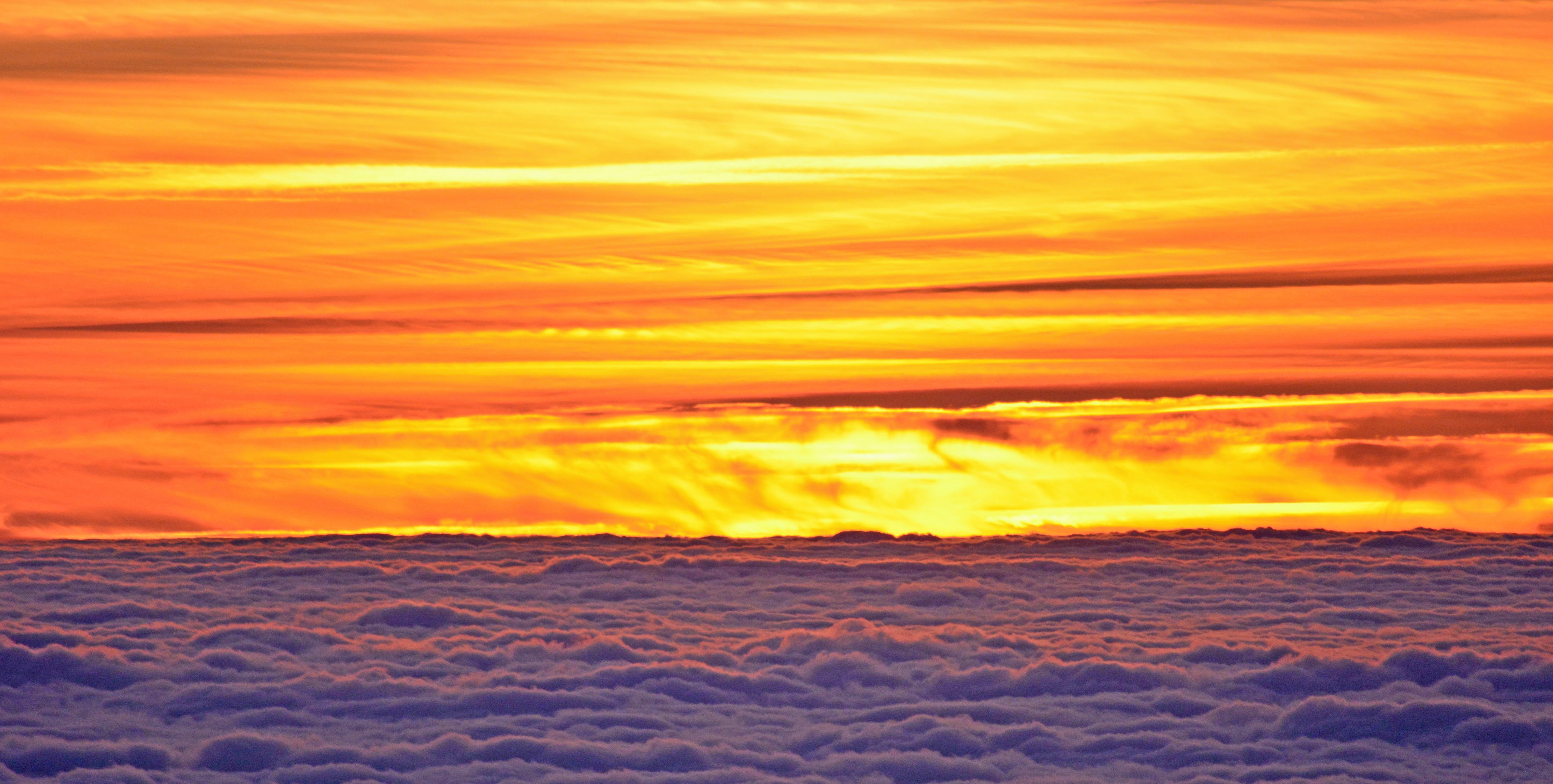 Free download wallpaper Sky, Horizon, Sunrise, Earth, Cloud on your PC desktop